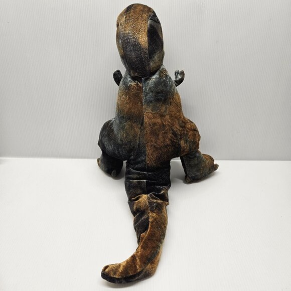 Folkmanis Dinosaur T-Rex Hand Puppet Plush 20" Full Body Stuffed Tyrannosaurus - Picture 4 of 6